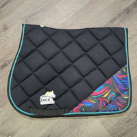 Quilt Jumper Saddle Pad, 1x piping *xc, mnr hair, threads
