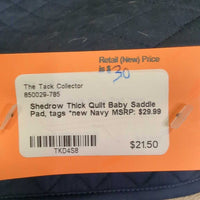 Thick Quilt Baby Saddle Pad, tags *new

