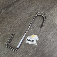 Metal Wire Bridle Hook *gc, clean, scuffs, rust, residue

