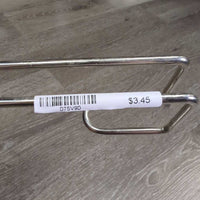 Metal Wire Bridle Hook *gc, clean, scuffs, rust, residue
