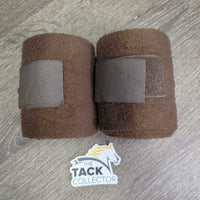 Pr Fleece Polos *vgc, clean, mnr hair, pills
