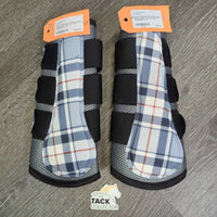 Pr Mesh Closed Boots, velcro *like new
