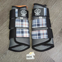 Pr Mesh Closed Boots, velcro *like new
