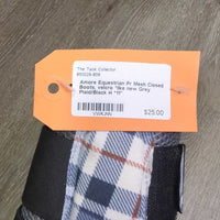 Pr Mesh Closed Boots, velcro *like new
