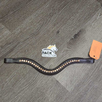 Padded Leather U Shaped Bling Browband *xc/like new
