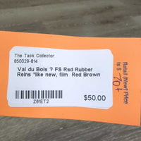 FS Rsd Rubber Reins *like new, film
