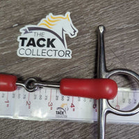 Thick Plastic Full Cheek Bit *like new, shorter rubber, chewed?cut
