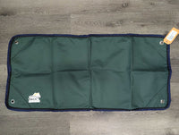 Hanging Stall Bandage Holder, piping *like new/xc, clean, folds, mnr stains & scrapes
