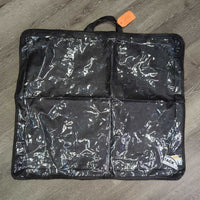 Half Length Cordura & Plastic Garment Bag, zipper Top *xc, clean, mnr dirt?film
