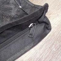 Half Length Cordura & Plastic Garment Bag, zipper Top *xc, clean, mnr dirt?film
