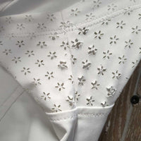 SS Show Sun Shirt, perforated shoulders & pits *gc, dingy?, mnr stains, Pit rips-L
