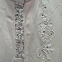 SS Show Shirt, bling *gc, curled edges, mnr stains, dingy
