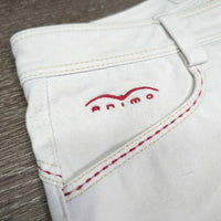 Hvy Euro Seat Breeches, Glitter *gc, mnr stains, rubs, pills, dingy & puckers, older, discolored seat & legs
