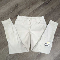 Euro Seat Breeches, Bling *gc, stains, v.discolored & stained seat & legs
