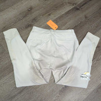 Euro Seat Breeches, Bling *gc, stains, v.discolored & stained seat & legs
