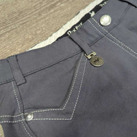 Euro Seat Breeches *gc, cut tag, seam puckers, stains, dirt?, puckers, pilly inside, older
