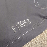 Euro Seat Breeches *gc, cut tag, seam puckers, stains, dirt?, puckers, pilly inside, older
