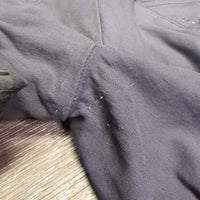 Euro Seat Breeches *gc, cut tag, seam puckers, stains, dirt?, puckers, pilly inside, older
