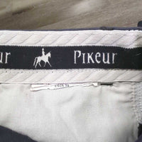 Euro Seat Breeches *gc, cut tag, seam puckers, stains, dirt?, puckers, pilly inside, older
