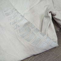Euro Seat Sticky Breeches, bling *gc, mnr stains, dingy, seam puckers, discolored seat & legs
