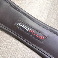 FS Padded Leather Girth, 2x els, x3 d rings *xc/vgc, vmnr hair, rubs, stains
