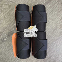 4 Stretchy Nylon Leg Wraps, tags, bag *new
