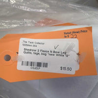 2 Fleece N Bow Leg Quilts, tags, bag *new
