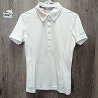 SS Polo Show Shirt, 1/4 snaps *like new, vmnr stain, pills
