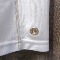 SS Polo Show Shirt, 1/4 snaps *like new, vmnr stain, pills
