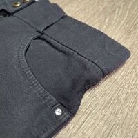 Full Seat Breeches *gc, seam puckers, hairy velcro & faded
