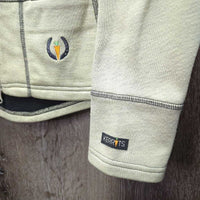 LS Zip Fleece Sweater *vgc, pills, mnr hair
