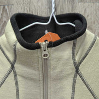 LS Zip Fleece Sweater *vgc, pills, mnr hair
