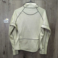 LS Zip Fleece Sweater *vgc, pills, mnr hair
