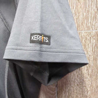 SS Technical Shirt, 1/2 Zip Up, Mesh Panels *vgc, seam rubs & snags

