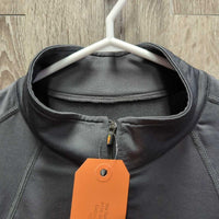 SS Technical Shirt, 1/2 Zip Up, Mesh Panels *vgc, seam rubs & snags

