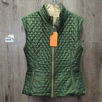 Reversible Quilt Vest *vgc, mnr pills, threads

