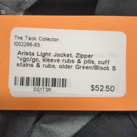 Light Jacket, Zipper *vgc/gc, sleeve rubs & pills, cuff stains & rubs, older
