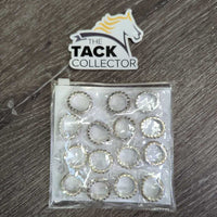 15 Double Row Bling Braiding Elastics, Bag *new
