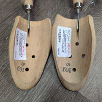 4 Pc Boot Wood Forms: Foot & Tall Adjustable Leg Trees *vgc, clean, mnr marks & stains
