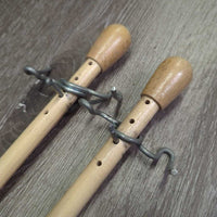 4 Pc Boot Wood Forms: Foot & Tall Adjustable Leg Trees *vgc, clean, mnr marks & stains
