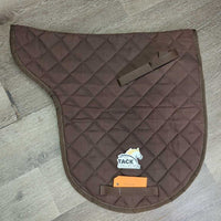 Thin Quilt Fitted Dressage Saddle Pad *like new, mnr stains & loose threads
