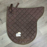 Thin Quilt Fitted Dressage Saddle Pad *like new, mnr stains & loose threads
