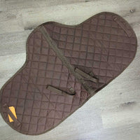 Thin Quilt Fitted Dressage Saddle Pad *like new, mnr stains & loose threads
