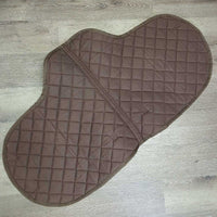 Thin Quilt Fitted Dressage Saddle Pad *like new, mnr stains & loose threads
