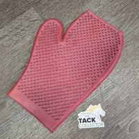 Hvy Rubber Grooming Mitt *vgc, clean, mnr residue
