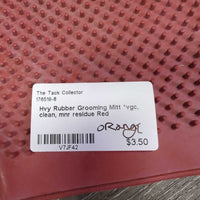 Hvy Rubber Grooming Mitt *vgc, clean, mnr residue
