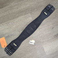 Synthetic Micro Suede Short - Dressage Girth *gc, older, v.pilly & rubbed, clean, faded
