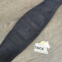 Synthetic Micro Suede Short - Dressage Girth *gc, older, v.pilly & rubbed, clean, faded
