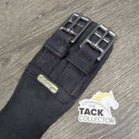 Synthetic Micro Suede Short - Dressage Girth *gc, older, v.pilly & rubbed, clean, faded
