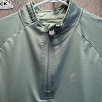 SS Technical Shirt, 1/3 Zip up *xc, older?
